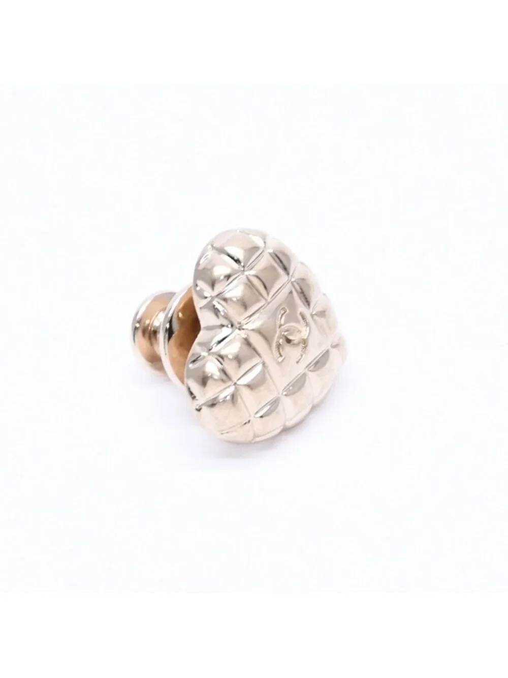 Chanel Brooch CC Logo Pin 3 Point Set Metal Gold